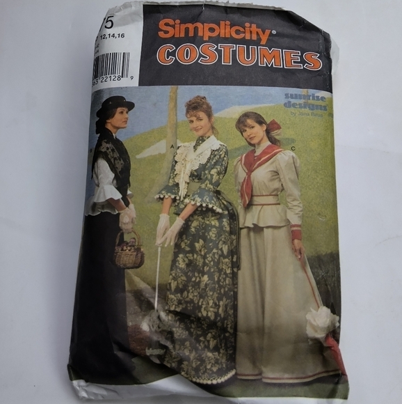 Simplicity Sewing Pattern 8375 Women's Edwardian Victorian Dresses Sizes 12-16 - Picture 1 of 2